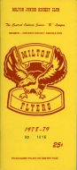 1978-79 Milton Flyers game program