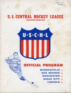 1957-58 Minneapolis Bungalows game program