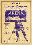 1933-34 Minneapolis Millers game program