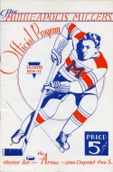 1936-37 Minneapolis Millers game program