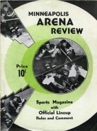 1937-38 Minneapolis Millers game program