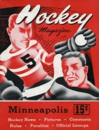 1949-50 Minneapolis Millers game program