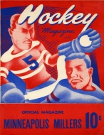 1951-52 Minneapolis Millers game program