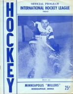 1960-61 Minneapolis Millers game program