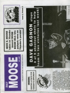 1995-96 Minnesota Moose game program
