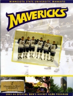 2003-04 Minnesota State U - Mankato game program