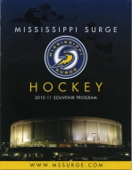 2010-11 Mississippi Surge game program