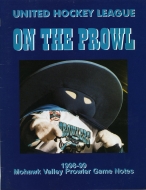 1998-99 Mohawk Valley Prowlers game program