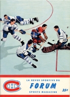 1961-62 Montreal Junior Canadiens game program