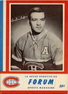 1962-63 Montreal Junior Canadiens game program