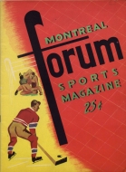 1957-58 Montreal Royals game program