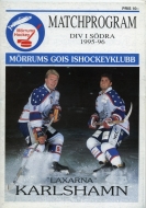 1995-96 Morrums GoIS IK game program