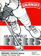 1987-88 Murrayfield Racers game program