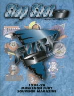 1995-96 Muskegon Fury game program