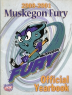 2000-01 Muskegon Fury game program