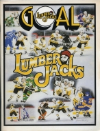 1990-91 Muskegon Lumberjacks game program