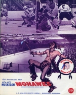 1974-75 Muskegon Mohawks game program
