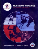1979-80 Muskegon Mohawks game program