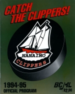 1994-95 Nanaimo Clippers game program