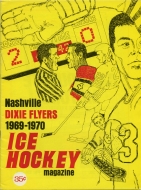1969-70 Nashville Dixie Flyers game program