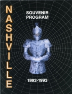 1992-93 Nashville Knights game program
