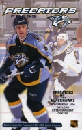 1999-00 Nashville Predators game program
