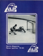 1979-80 New Brunswick Hawks game program