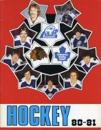 1980-81 New Brunswick Hawks game program
