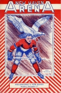 1933-34 New Haven Eagles game program