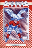 1934-35 New Haven Eagles game program