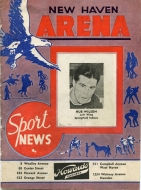 1937-38 New Haven Eagles game program