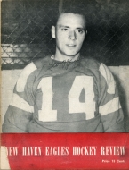 1945-46 New Haven Eagles game program