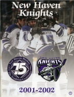 2001-02 New Haven Knights game program