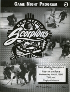 1996-97 New Mexico Scorpions game program