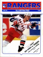 1989-90 New York Rangers game program