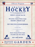 1937-38 New York Rovers game program