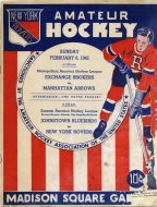 1941-42 New York Rovers game program