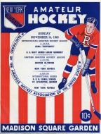 1943-44 New York Rovers game program