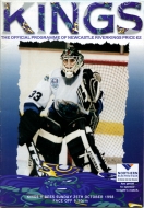 1998-99 Newcastle Riverkings game program