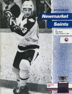 1987-88 Newmarket Saints game program