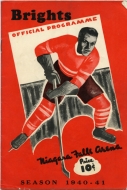 1940-41 Niagara Falls Brights game program