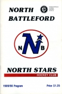 1989-90 North Battleford North Stars game program