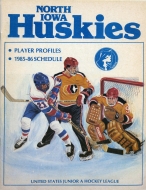 1985-86 North Iowa Huskies game program