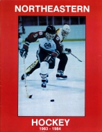 1983-84 Northeastern University game program