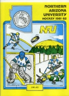 1981-82 Northern Arizona University game program