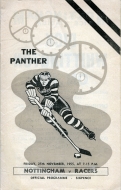 1955-56 Nottingham Panthers game program