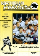 1991-92 Nottingham Panthers game program