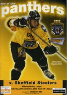 2003-04 Nottingham Panthers game program