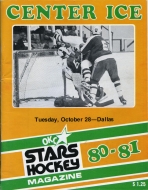 1980-81 Oklahoma City Stars game program