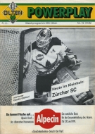 1991-92 Olten EHC game program